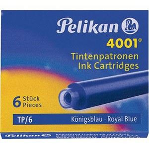 CARTUCCE X STILO PELIKAN TP 6 4001 BLU 6pz