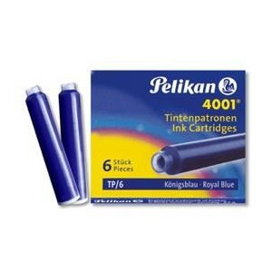CARTUCCE X STILO PELIKAN TP 6 4001 NERO 6pz