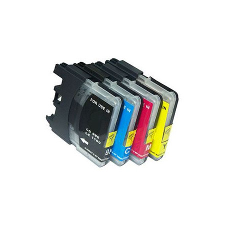Cartuccia Brother LC980/985/1100 Comp. nero