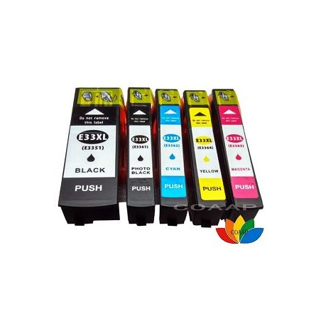 Cartuccia Epson 33xl comp. bk foto