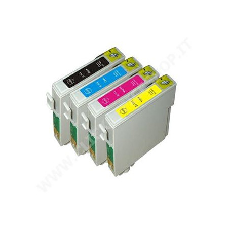 Cartuccia Epson T0712 Ciano comp.
