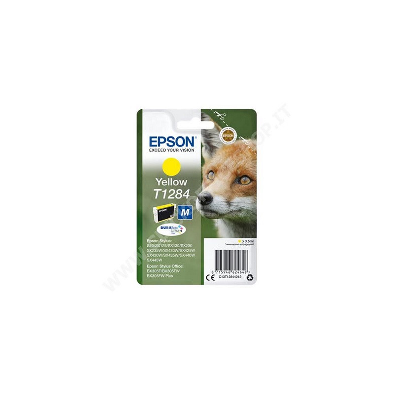 Cartuccia Epson T1284 Originale Giallo