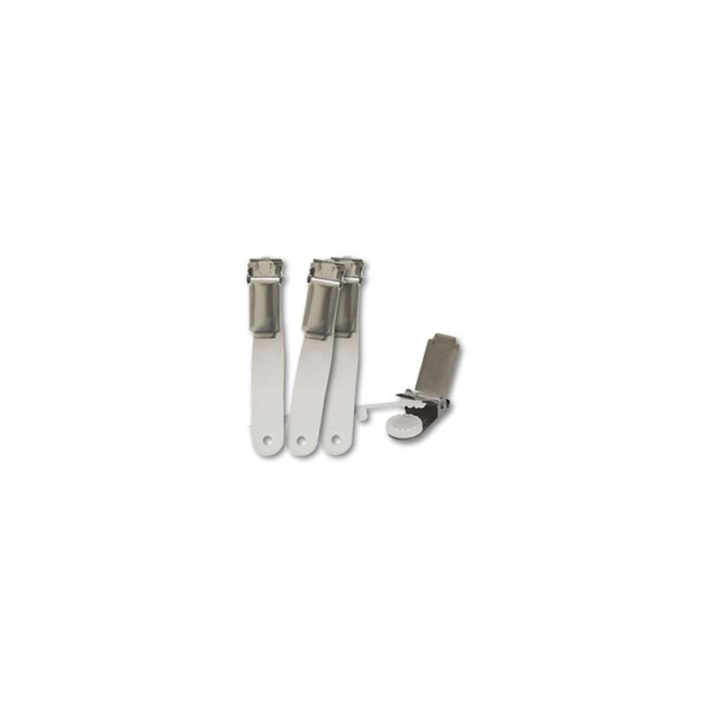 Clips in metallo per porta badge (scatola 100pz)