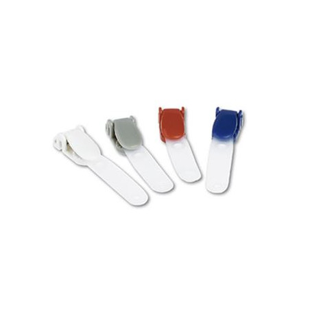 Clips in plastica per porta badge colori assortiti (scatola 100pz)