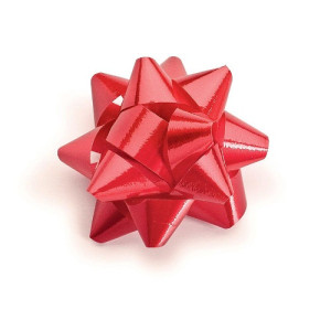 Coccarde 15 cm ROSSE cf da 6pz OFFERTA
