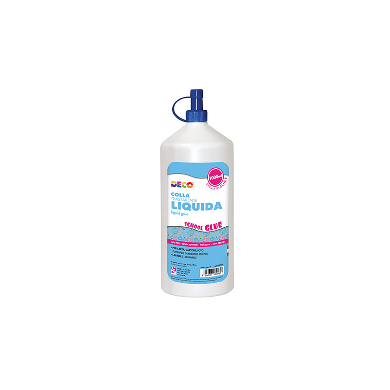 Colla liquida trasparente base acqua - speciale SLIME 1lt
