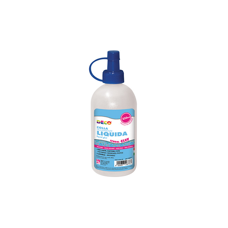 Colla liquida trasparente base acqua tipo forte 250ml speciale SLIME