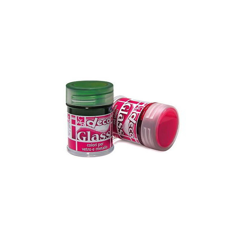 Colore vetro/metallo 35ml rosso carminio