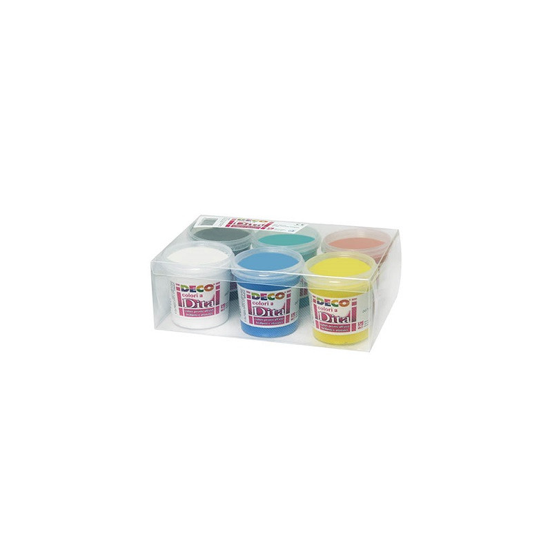 Colori a dita 6pz assortiti