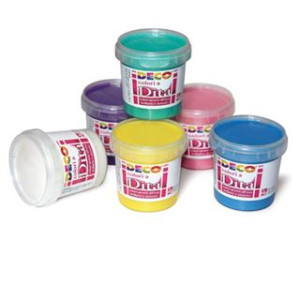 Colori a dita 6pz perlati assortiti