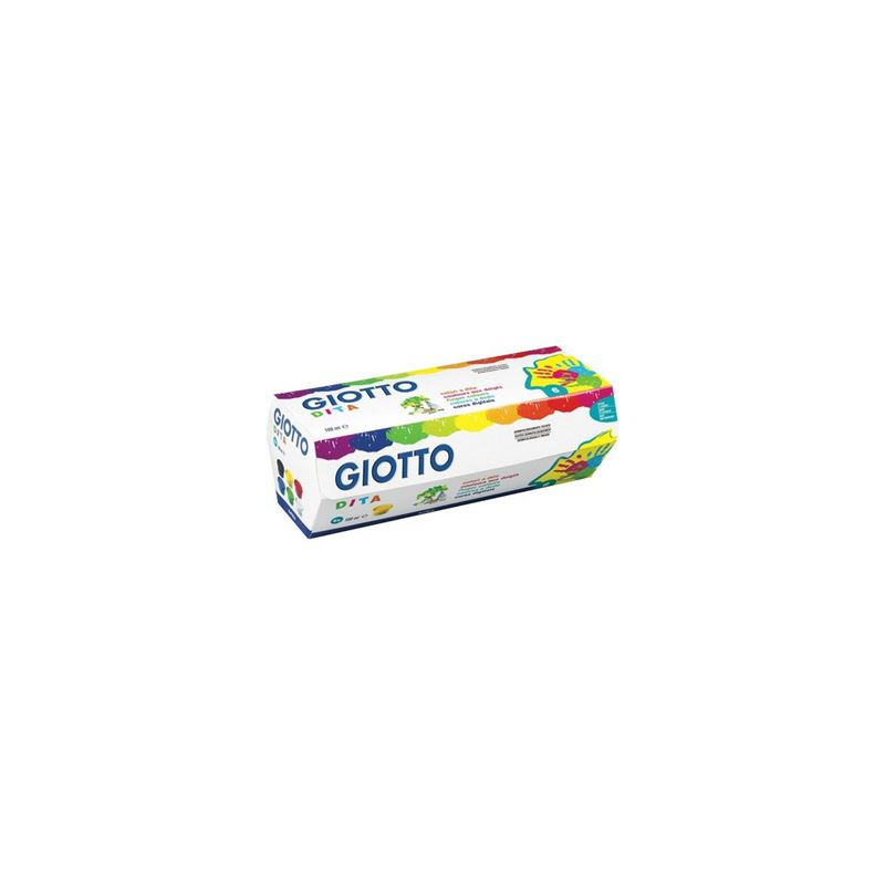 Colori a dita Giotto gr.100 6 col.