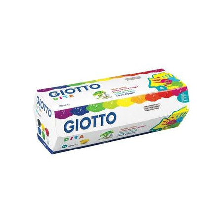 Colori a dita Giotto gr.100 6 col.