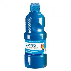 Colori a tempera acrilica ciano 500gr giotto