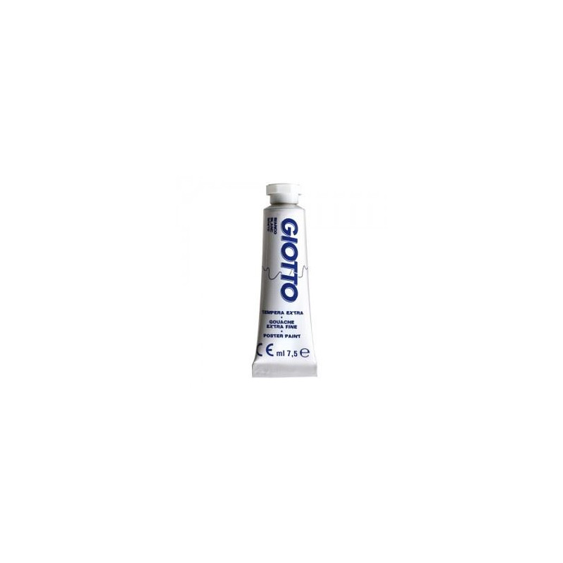 colori a tempera giotto tubo 3 bianco da 7,5 ml