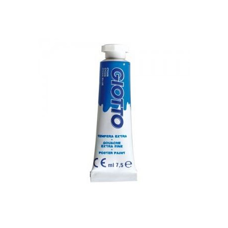 colori a tempera giotto tubo 3 ciano da 7,5 ml