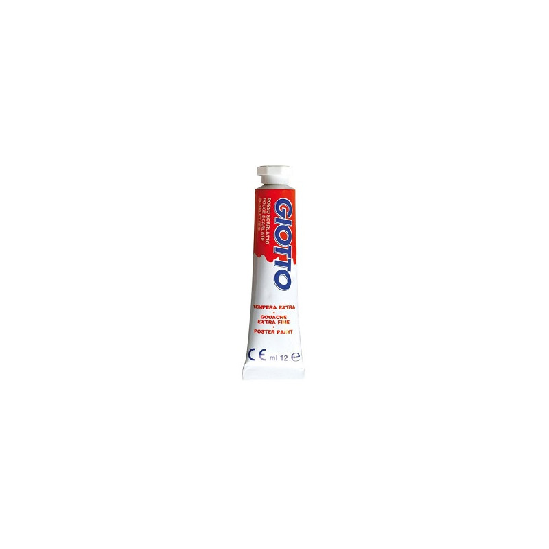 Colori a tempera giotto tubo 4 rosso scarlatto da 12ml