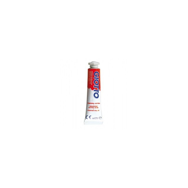 Colori a tempera Giotto tubo 7 rosso scarlatto da 21 ml