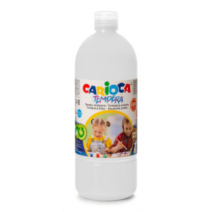 Colori a Tempera Pronta Carioca 1 lt. bianco