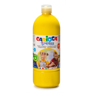 Colori a Tempera Pronta Carioca 1 lt. giallo primario
