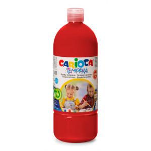 Colori a Tempera Pronta Carioca 1 lt. rosso vermiglio