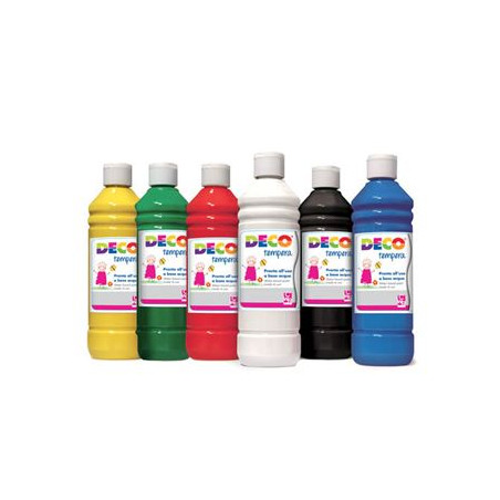 Colori a Tempera Pronta CWR 250ml rosso
