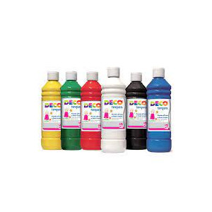 Colori a Tempera Pronta CWR 500ML MARRONE