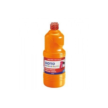 Colori a tempera pronta Giotto arancio da 1000ml