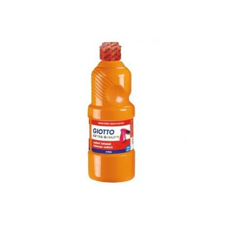 Colori a tempera pronta Giotto arancio da 500ml