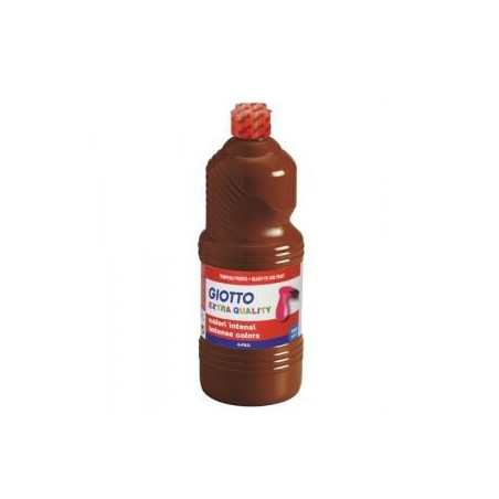 Colori a tempera pronta Giotto marrone da 1000ml