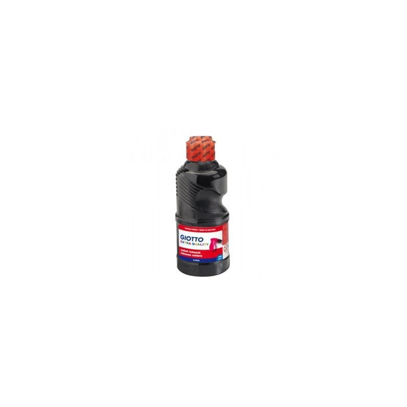 colori a tempera pronta Giotto nero da 250ml