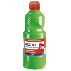 Colori a tempera pronta Giotto verde cinabro da 500ml