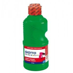 Colori a tempera pronta Giotto verde da 250ml