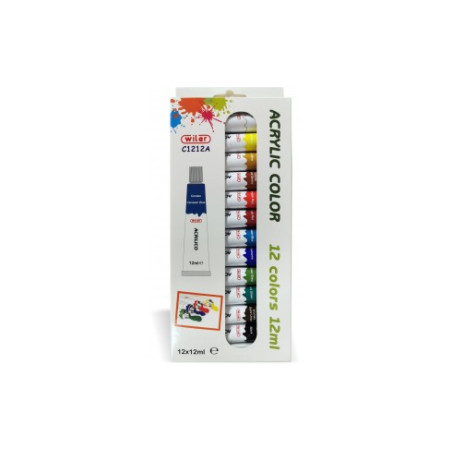 Colori a tempera pronta ml.12 12pz