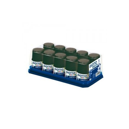 Colori acrilici giotto decor glossy da 50m nero