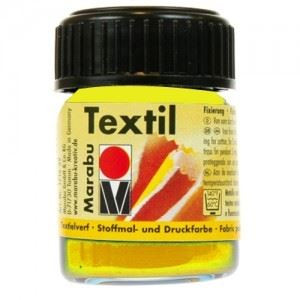 Colori Marabu per tessuto giallo limone  da 15ml