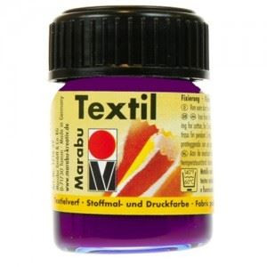 Colori Marabu per tessuto lilla da 15ml