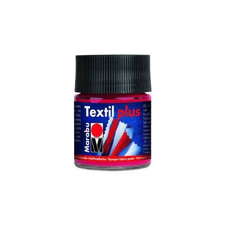 Colori Marabu per tessuto rosso carminio da 15ml