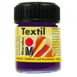 Colori Marabu per tessuto viola da 15ml