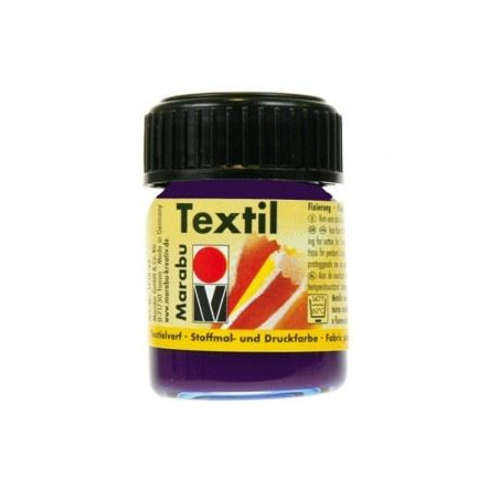 Colori Marabu per tessuto viola da 15ml