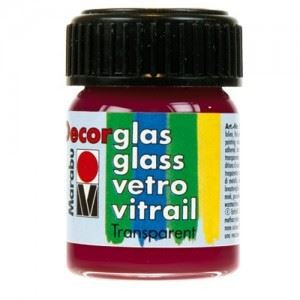 Colori Marabu per vetro bordeaux da 15ml