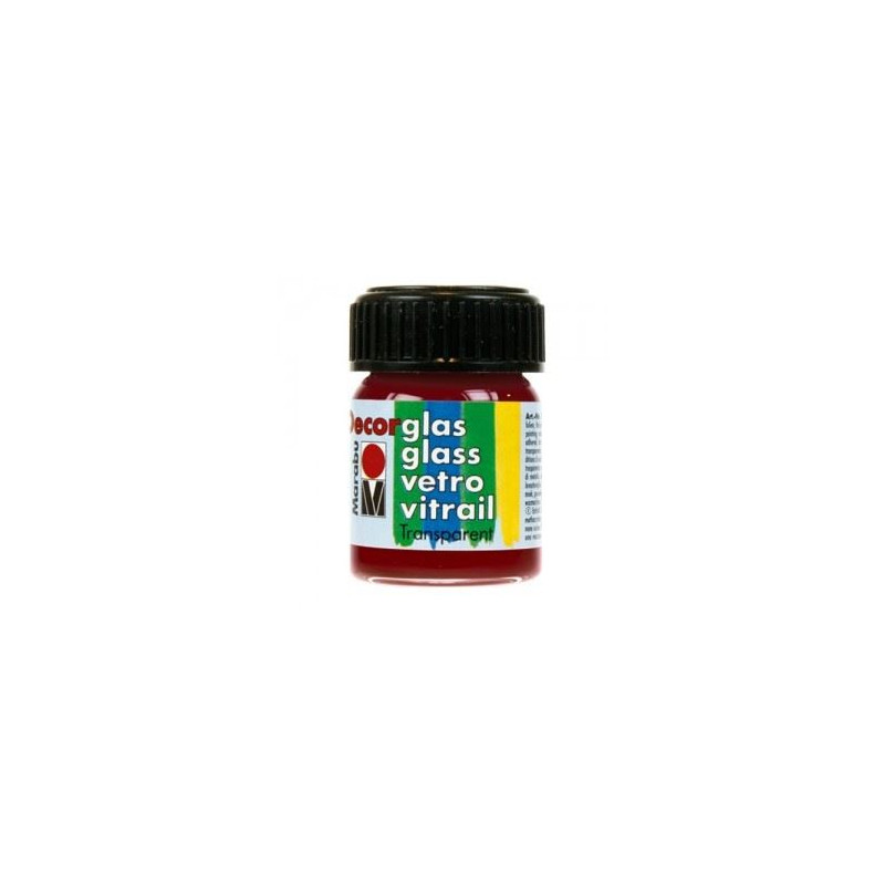 Colori Marabu per vetro bruno da 15ml