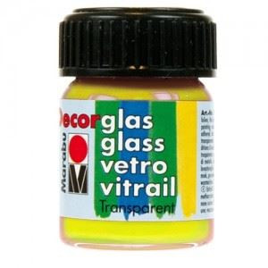 Colori Marabu per vetro giallo da 15ml