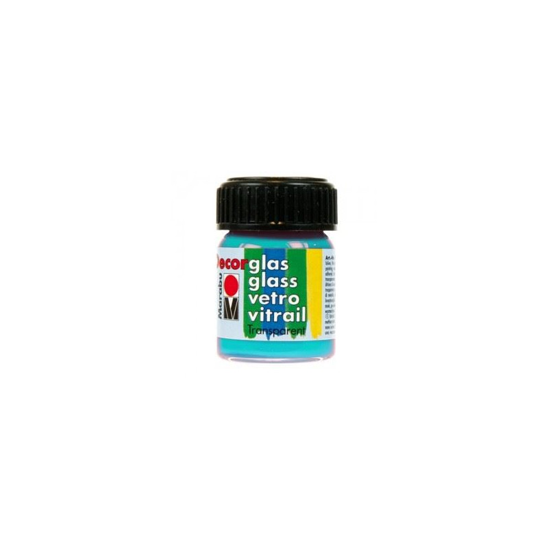 Colori Marabu per vetro turchese da 15ml