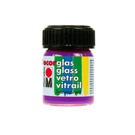 Colori Marabu per vetro viola da 15ml