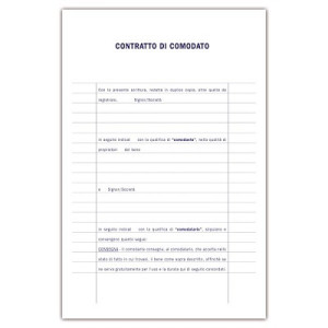 Contratto di locazione Comodato uso