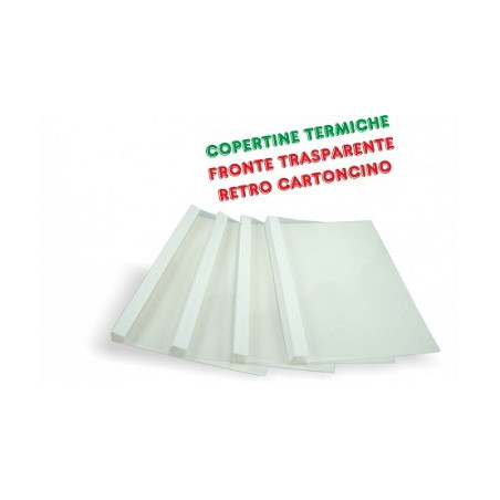 Copertine termiche 12mm bianche 10pz