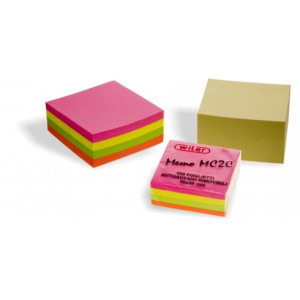 Cubo Memo Stick 75x75 colori neon 4 colori assortiti 400fg