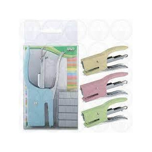 Cucitrice mini colori  pastello + punti