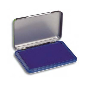Cuscinetto per timbri 7x11 cm.blu sp3