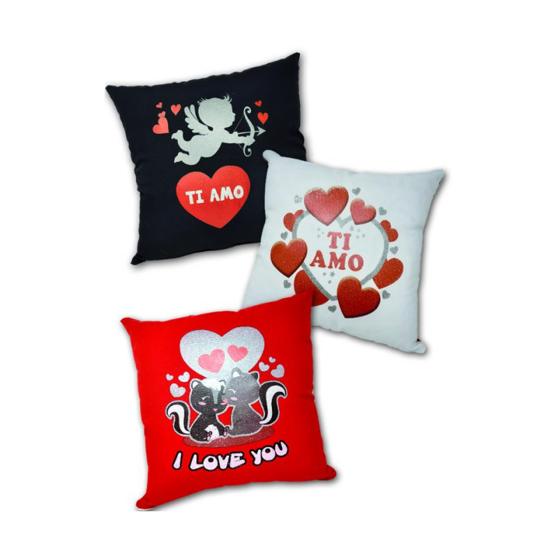 Cuscino 40x40 amoroso varie frasi